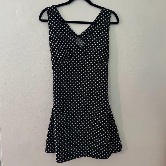 Polka Dot Mini Dress - Picture 1 of 4